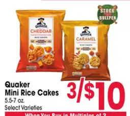Jewel-Osco Quaker Mini Rice Cakes offer