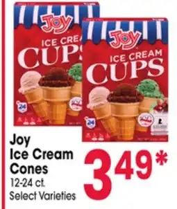 Jewel-Osco Joy Ice Cream Cones offer