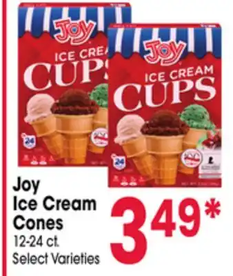 Jewel-Osco Joy Ice Cream Cones offer