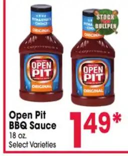 Jewel-Osco Open Pit BBQ Sauce offer