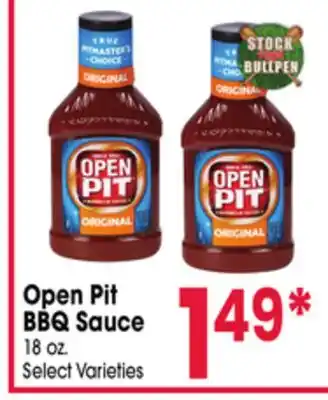 Jewel-Osco Open Pit BBQ Sauce offer