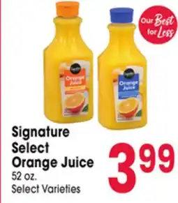 Jewel-Osco Signature Select Orange Juice offer