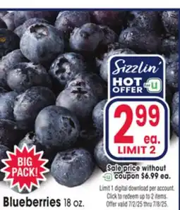 Jewel-Osco Blueberries offer