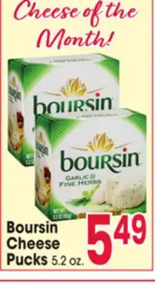 Jewel-Osco Boursin Cheese Pucks offer