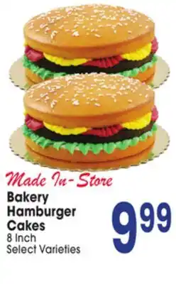 Jewel-Osco Bakery Hamburger Cakes offer