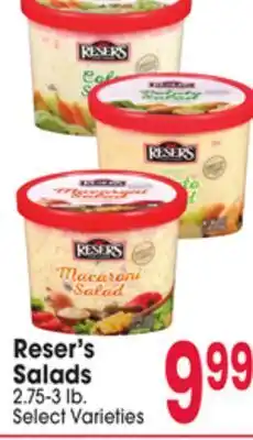 Jewel-Osco Reser's Salads offer