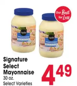 Jewel-Osco Signature Select Mayonnaise offer