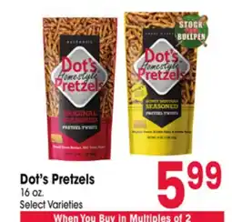 Jewel-Osco Dot's Pretzels offer