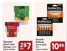 Jewel-Osco Signature Select Food Storage offer