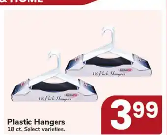Jewel-Osco Plastic Hangers offer