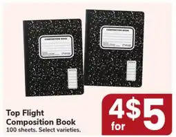 Jewel-Osco Top Flight Composition Book offer