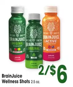 Jewel-Osco BrainJuice Wellness Shots offer