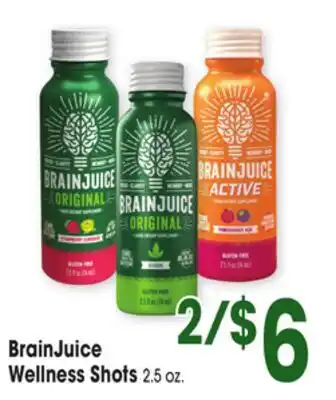 Jewel-Osco BrainJuice Wellness Shots offer
