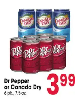 Jewel-Osco Dr Pepper or Canada Dry offer