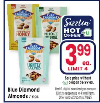 Jewel-Osco Blue Diamond Almonds offer