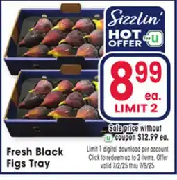 Jewel-Osco Fresh Black Figs Tray offer