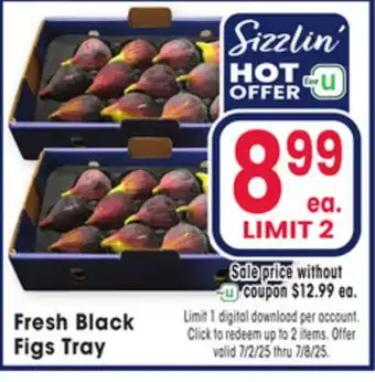 Jewel-Osco Fresh Black Figs Tray offer
