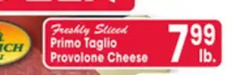 Jewel-Osco Freshly Sliced Primo Taglio Provolone Cheese offer
