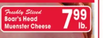 Jewel-Osco Boar's Head Muenster Cheese offer