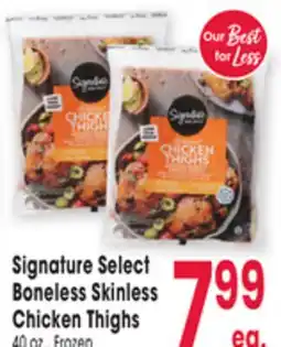 Jewel-Osco Signature Select Boneless Skinless Chicken Thighs offer