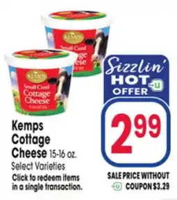 Jewel-Osco Kemps Cottage Cheese offer