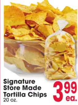 Jewel-Osco Signature Store Made Tortilla Chips offer