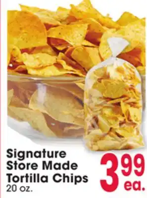 Jewel-Osco Signature Store Made Tortilla Chips offer