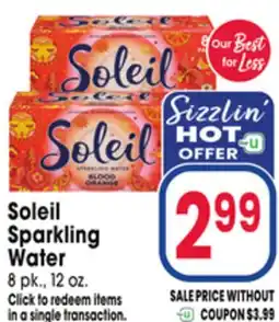 Jewel-Osco Soleil Sparkling Water offer