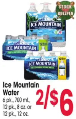 Jewel-Osco Ice Mountain Water offer