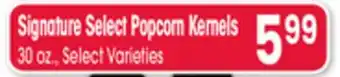 Jewel-Osco Signature Select Popcorn Kernels offer
