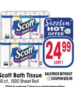 Jewel-Osco Scott Bath Tissue offer
