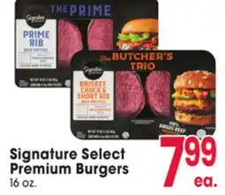Jewel-Osco Signature Select Premium Burgers offer