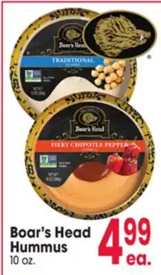Jewel-Osco Boar's Head Hummus offer