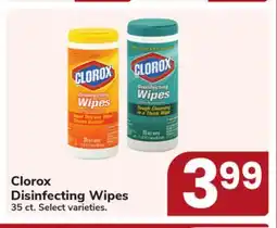 Jewel-Osco Clorox Disinfecting Wipes offer