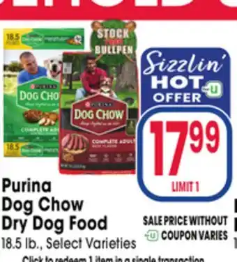Jewel-Osco Purina Dog Chow Dry Dog Food offer