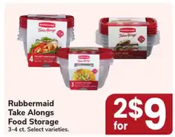 Jewel-Osco Rubbermaid Take Alongs Food Storage offer