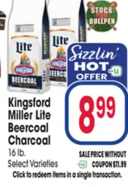 Jewel-Osco Kingsford Miller Lite Beercoal Charcoal offer
