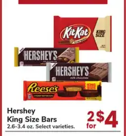 Jewel-Osco Hershey King Size Bars offer