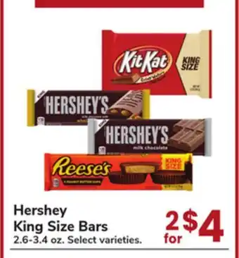 Jewel-Osco Hershey King Size Bars offer