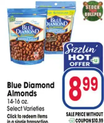 Jewel-Osco Blue Diamond Almonds offer