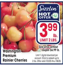 Jewel-Osco Washington Premium Rainier Cherries offer