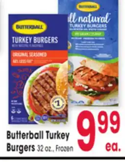 Jewel-Osco Butterball Turkey Burgers offer