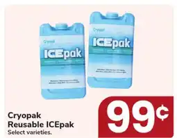 Jewel-Osco Cryopak Reusable ICEpak offer