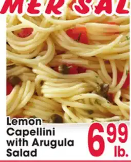 Jewel-Osco Lemon Capellini with Arugula Salad offer