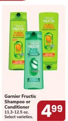 Jewel-Osco Garnier Fructis Shampoo or Conditioner offer