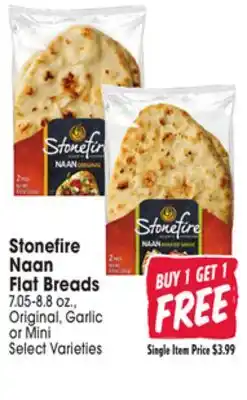 Jewel-Osco Stonefire Naan Flat Breads offer
