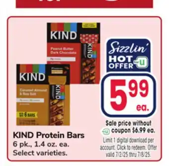 Jewel-Osco KIND Protein Bars offer