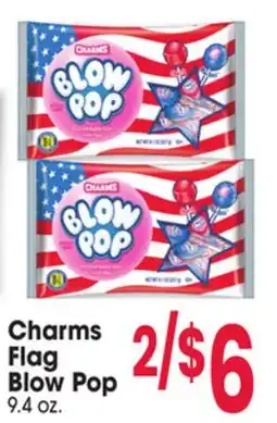 Jewel-Osco Charms Flag Flag Blow Pop offer