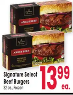 Jewel-Osco Signature Select Beef Burgers offer