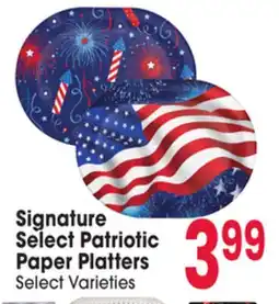 Jewel-Osco Signature Select Patriotic Paper Platters offer